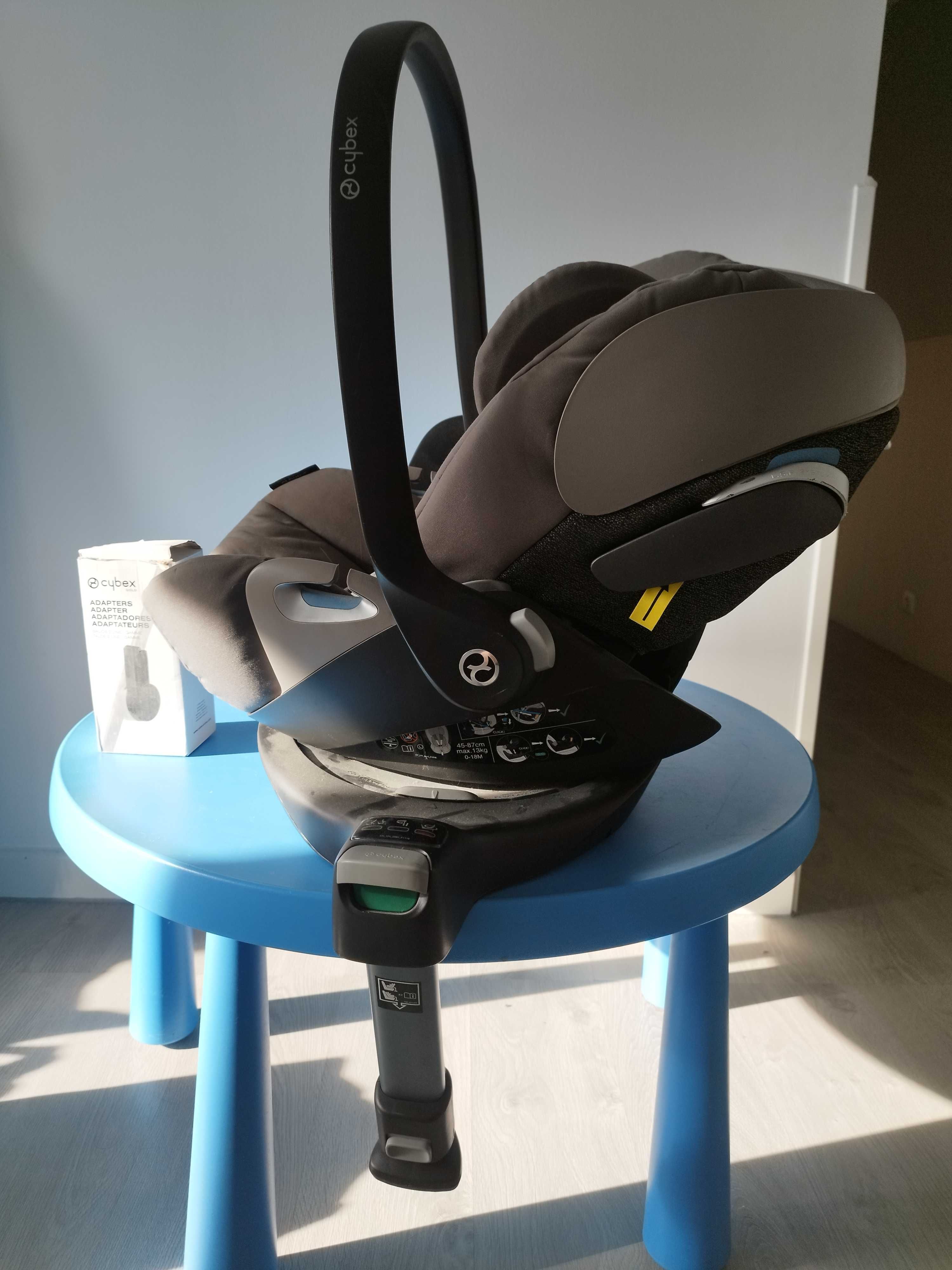 Cadeira Auto Cybex Cloud Z i-Size + Base Isofix Z + Adaptadores