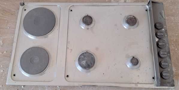 Placa de fogão misto (gás e eléctrica) da marca Ariston!
