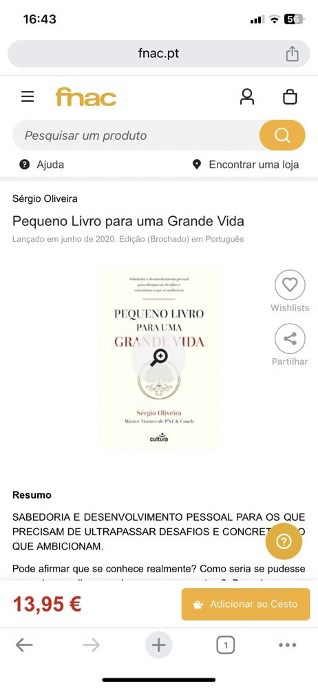 Pequeno Livro para uma grande vida