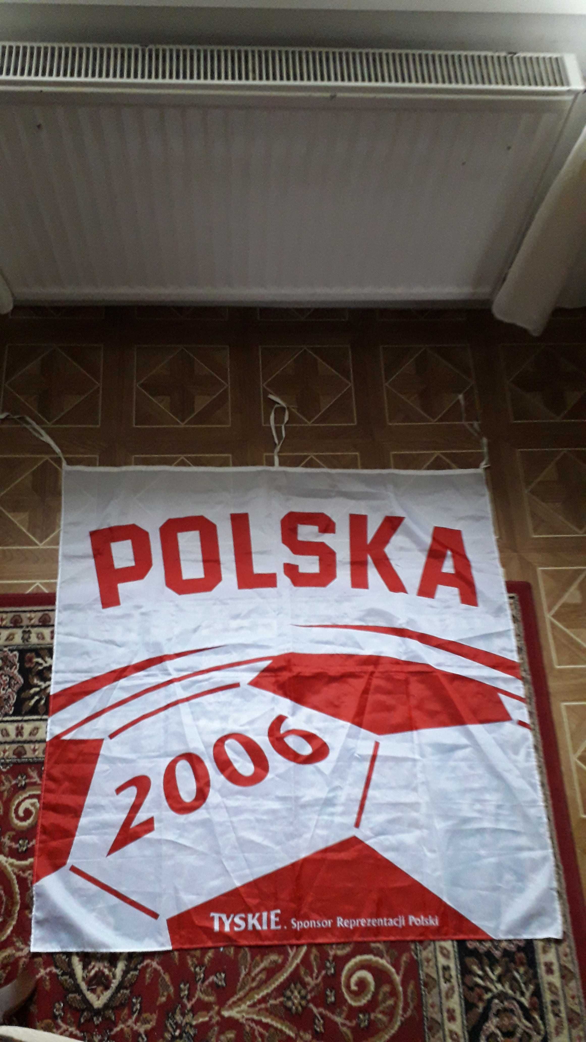 Flaga kibica "Polska 2006"