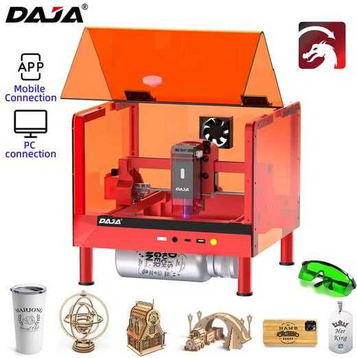 Лазерный гравер DAJA A7 Mini Pro 10 ват (высокой точности )