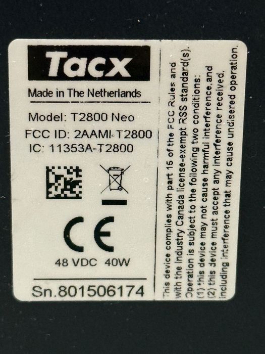 Trenażer Tacx NEO smart T2800 directdrive na kasetę