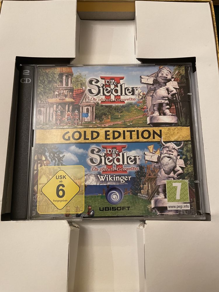 Gra PC BIG BOX - The Settlers II 2 Gold Edition DE unikat retro
