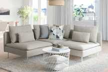 Sofa modułowa IKEA Soderhamn Viarp trzy odrębne elementy