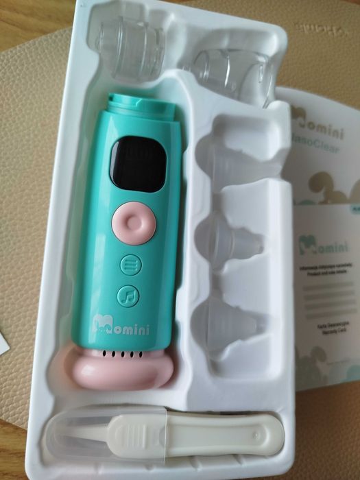 Nowy aspirator do noska momini baby do kataru
