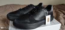 Geox Deiven czarne skórzane sneakersy rozm 42 jak 43