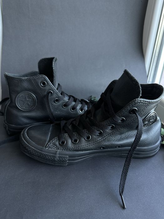 Кеди converse шкіряні