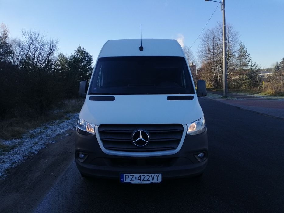 Mercedes Sprinter maxi 907 model salon Polski izoterma faktura 23 supe