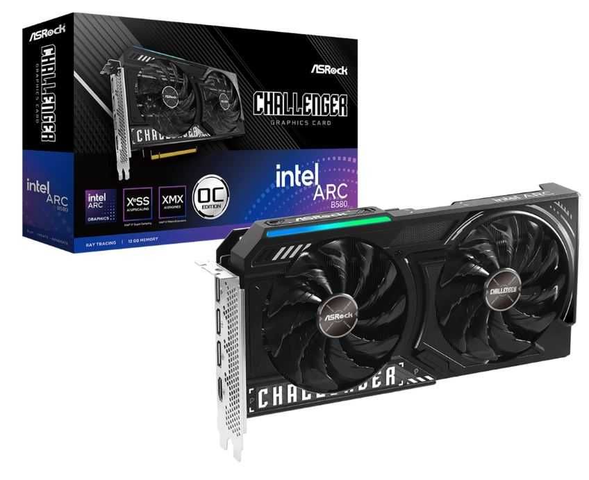 Karta graficzna ASRock Intel Arc B580 Challenger OC 12GB GDDR6