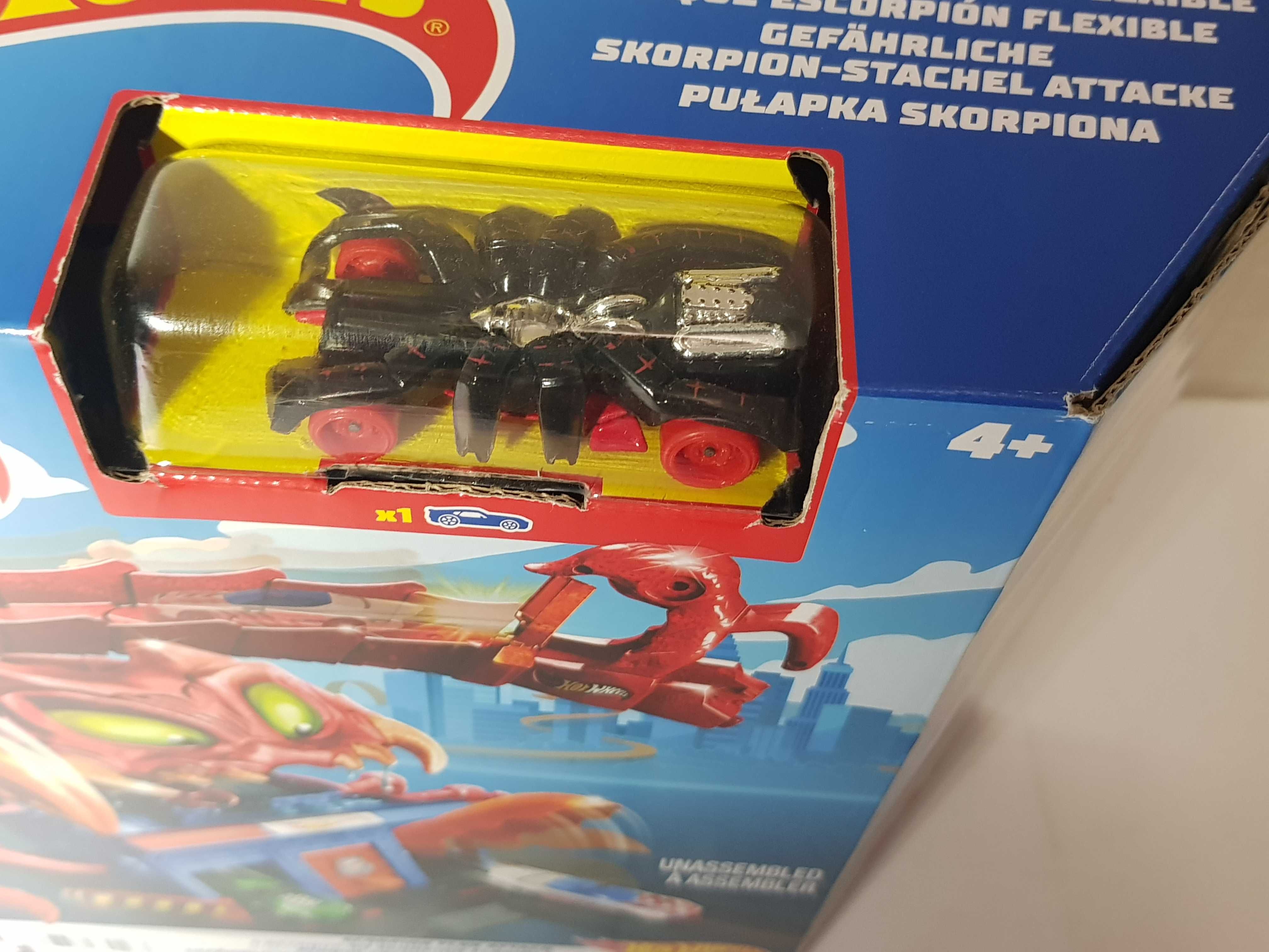 HOT WHEELS city pulapka skorpiona+2 auta HDR 32 scorpion