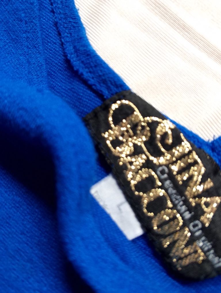 Sukienka maxi chabrowa L XL 40 42