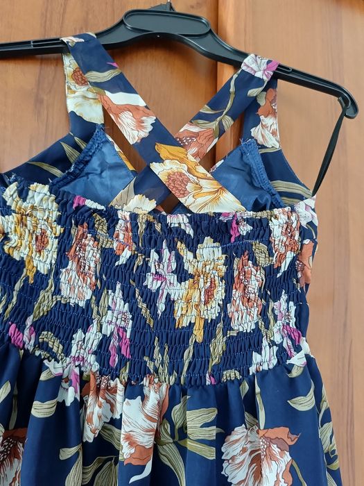 Sukienka długa w kwiaty Amelia Collection