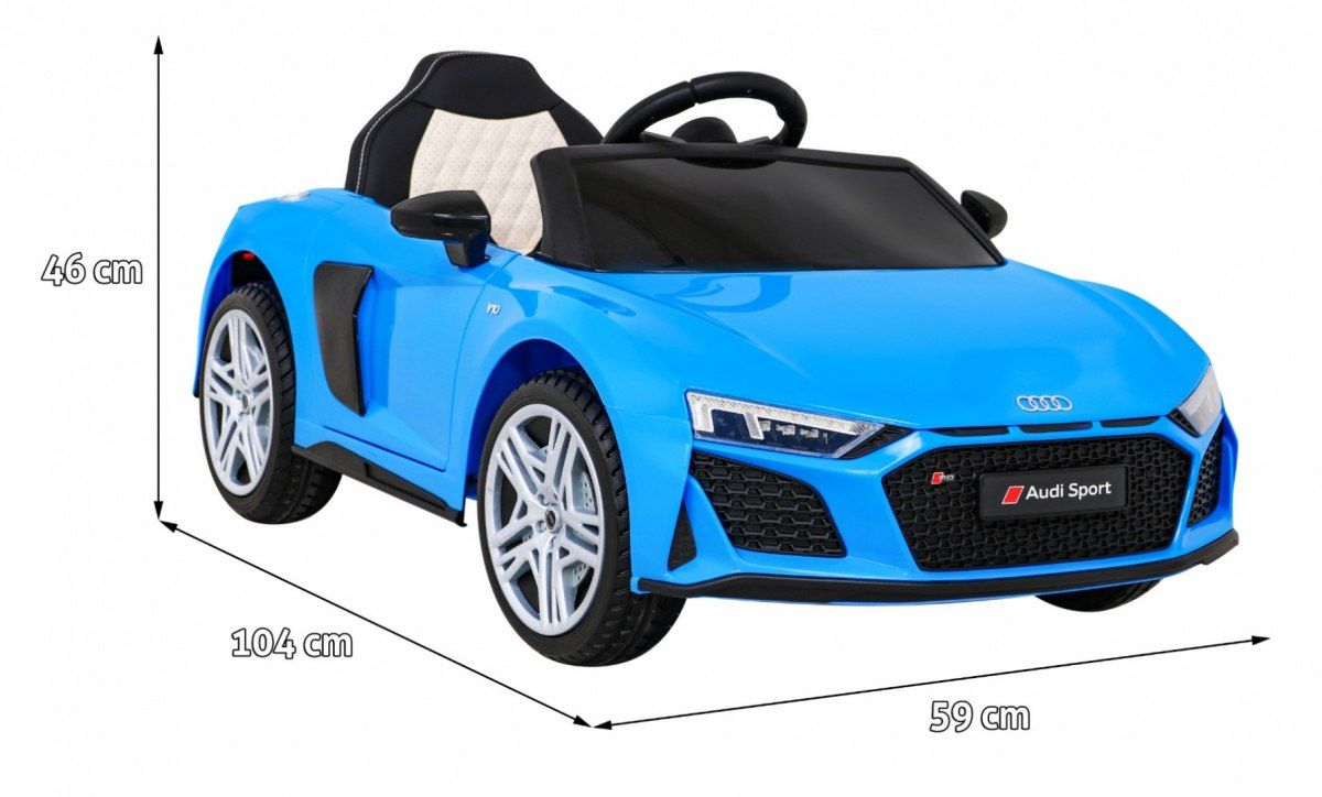 od 0 do 3 lat + Pilot +EVA Samochód AUTO na akumulator Audi R8 LIFT