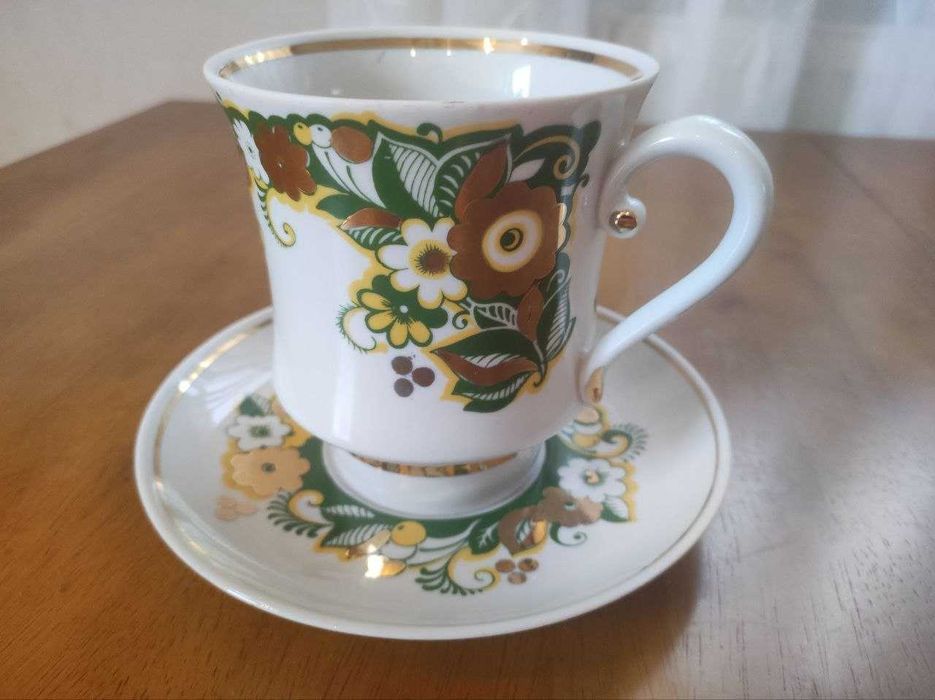 Чашка  велика   з блюдцем  СССР