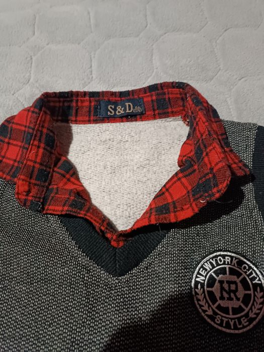 Сорочка з жилеткою, картата сорочка на хлопчика