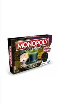 HASBRO MONOPOLY gra planszowa Voice Banking