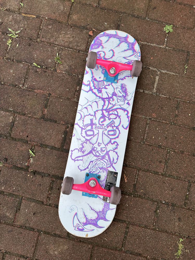 Deskorolka skateboard oxelo play 5 f-bone
