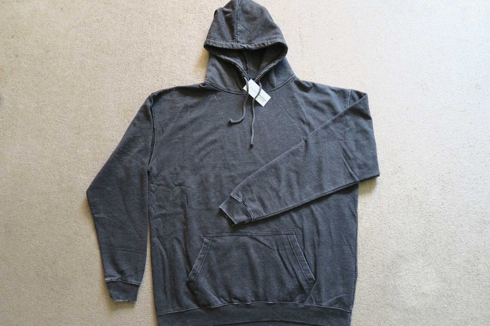 Nowa bluza z kapturem czarny "sprany" XL