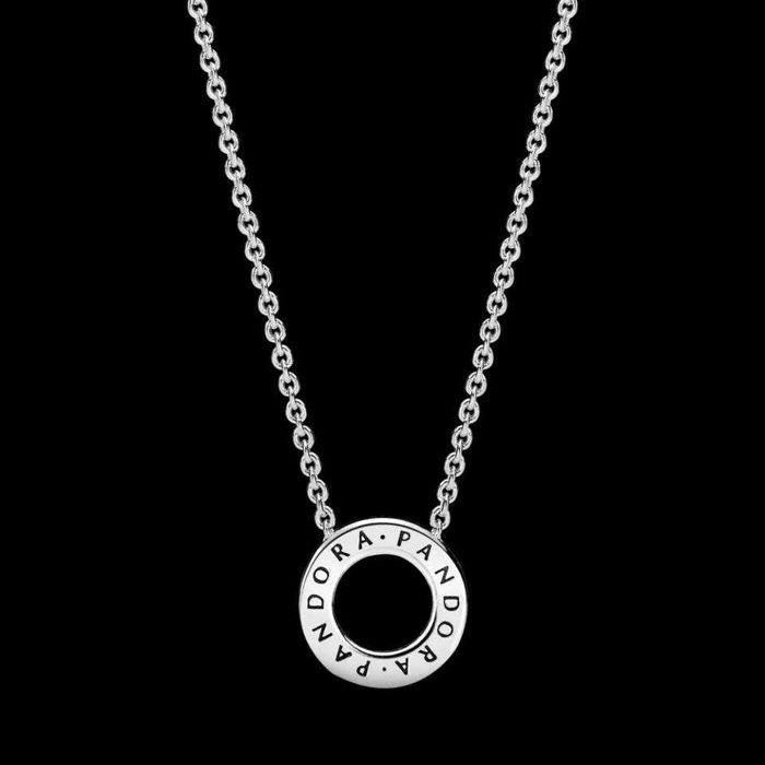 Срібна підвіска Pandora паве. Кольє,кулон,ланцюжок пандора.