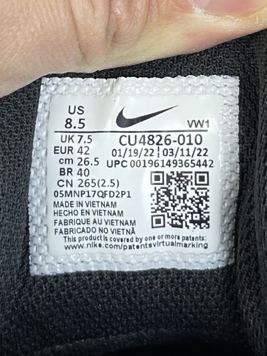 Nike Air Max кроссовки 42 размер спортивные серые оригинал