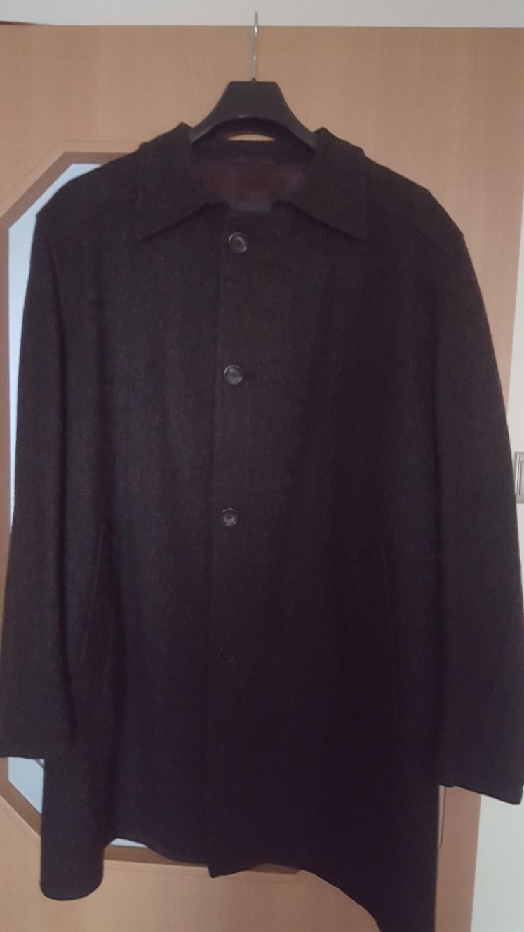 BUGATTI męski płaszcz trencz wełna XXL/XXXL