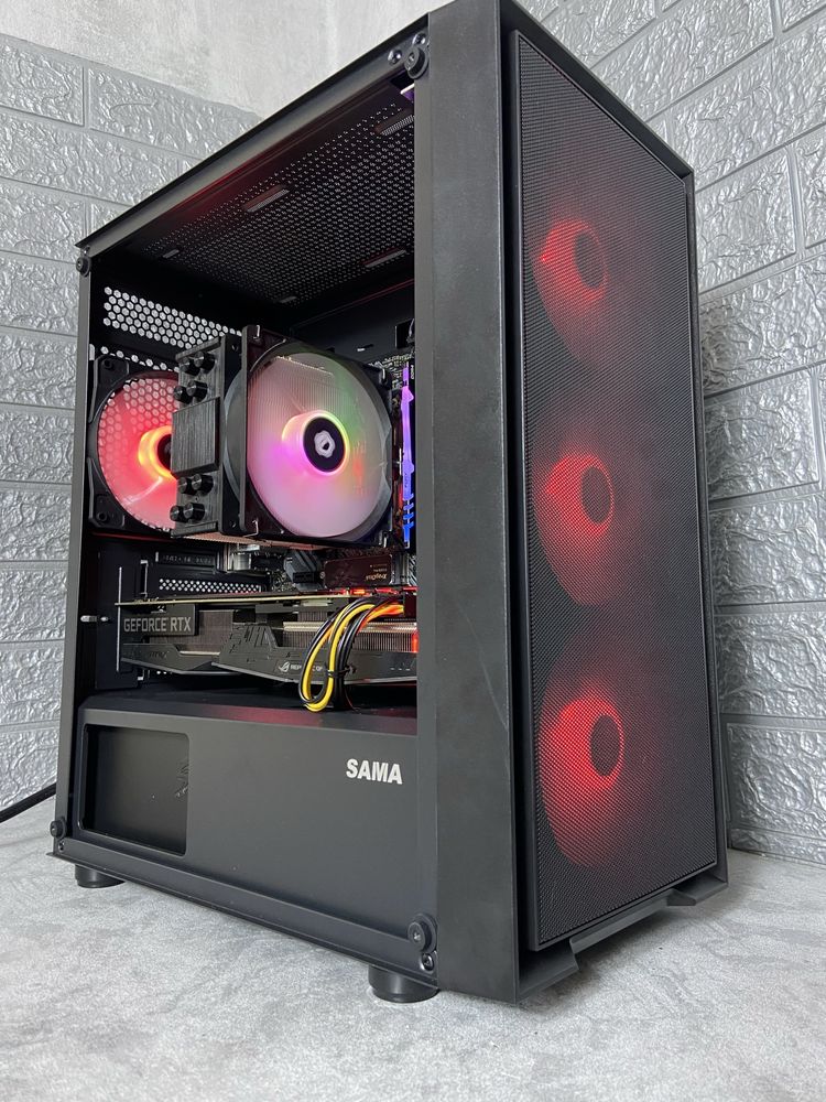 Ігровий Комп'ютер,ПК(Ryzen 5 5500,DDR4 16GB,RTX 2060 SUPER,M2 512GB)