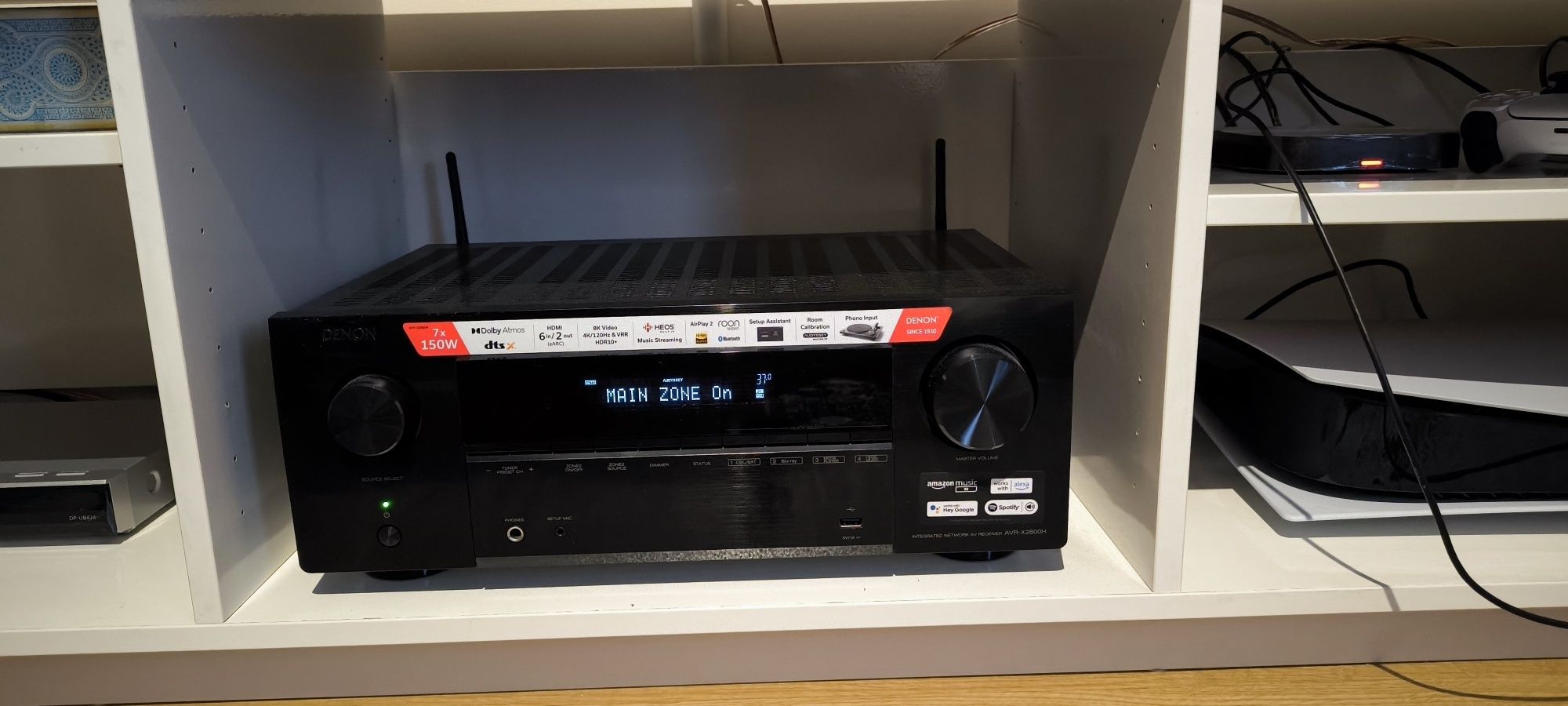 Amplificador Denon X2800h, com garantia