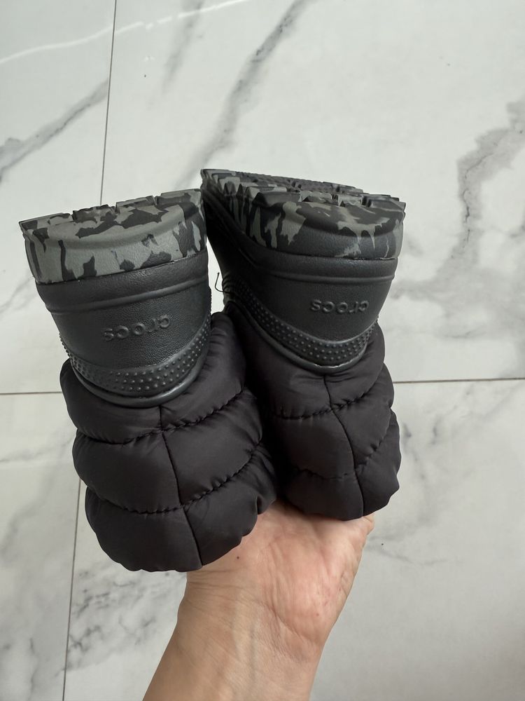Дутики снегоходы Crocs c6 22-23 размер зимние ботинки