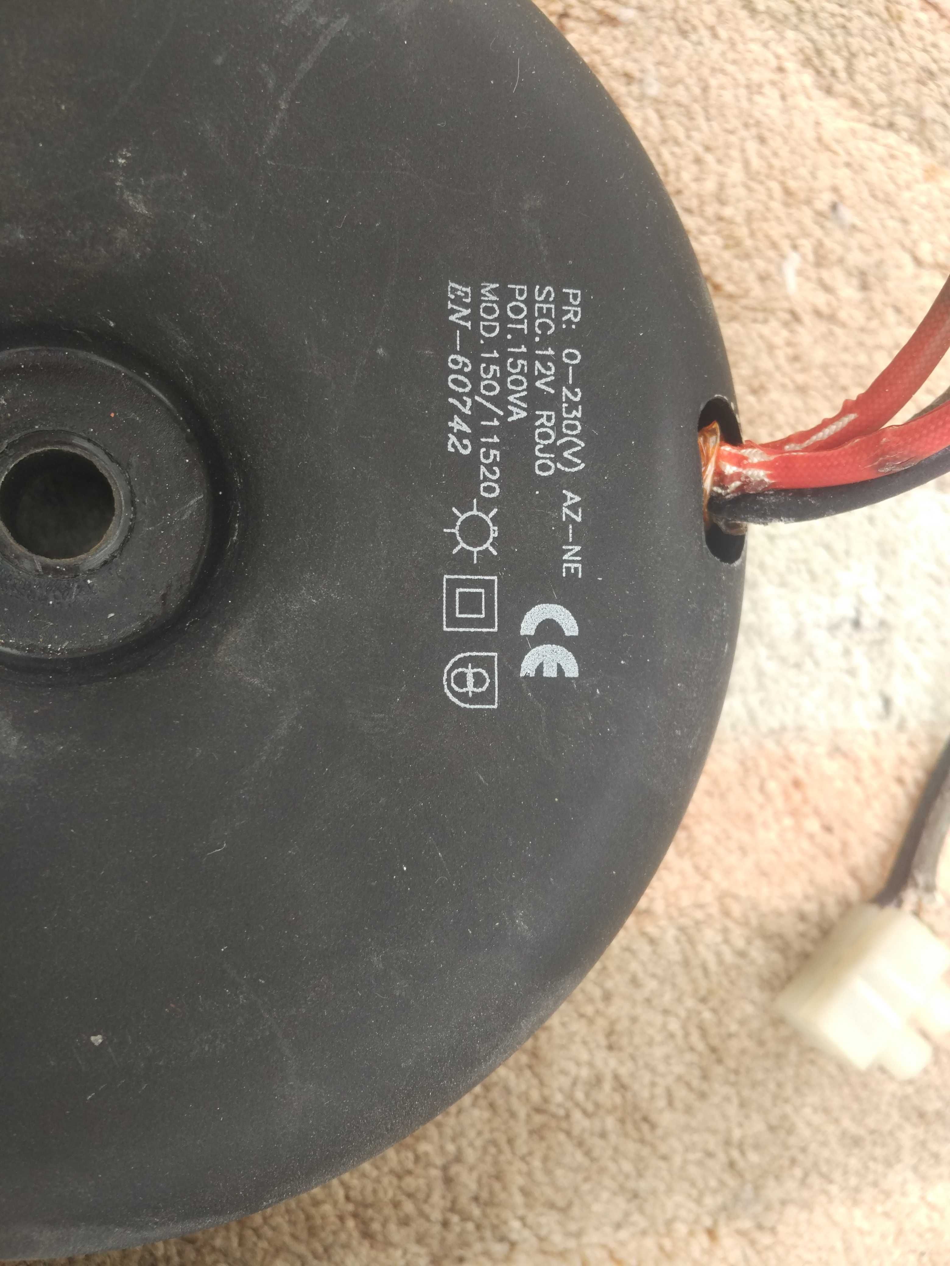 Vendo 2 transformadores toroidal 12 volts 150 va