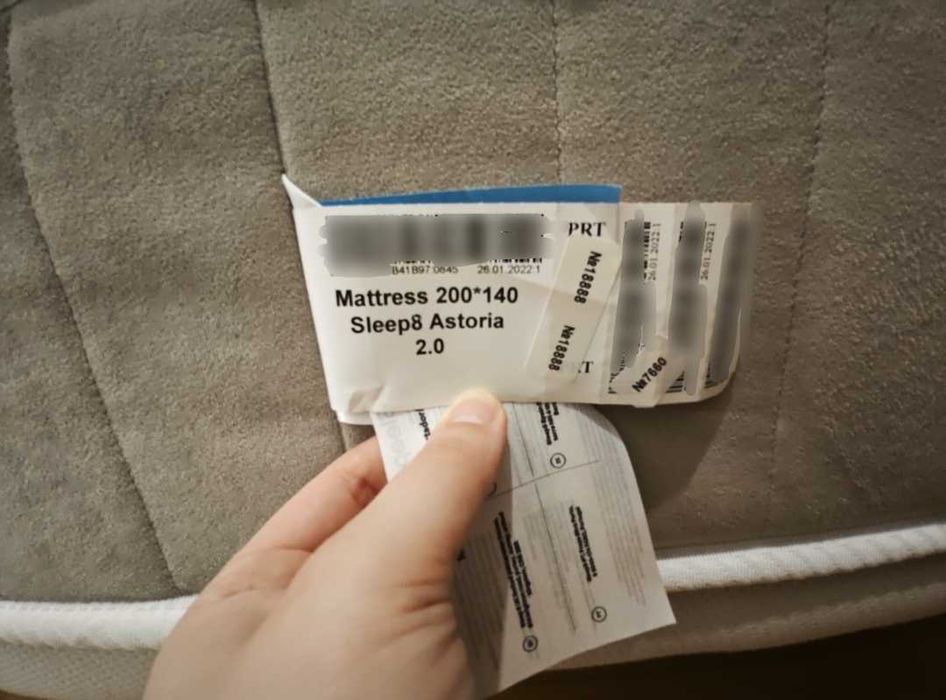 Colchão de casal 140x200 Sleep8 Astória2 - Com ou sem base +pillow top