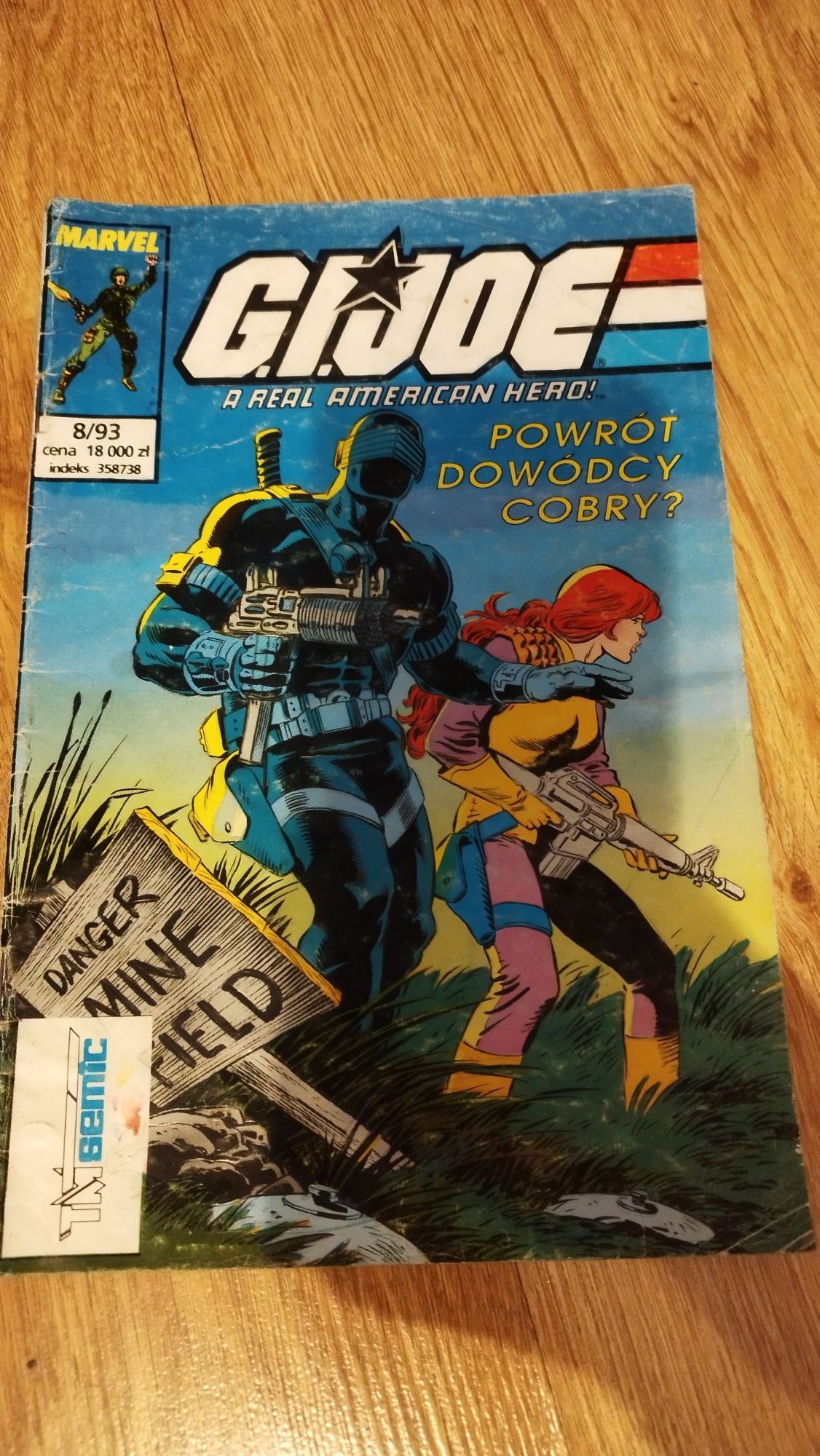 Komiks G.I.JOE Marvel 1993 rok