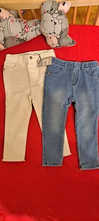 Spodnie jeans 2 szt. nowe 98 Primark