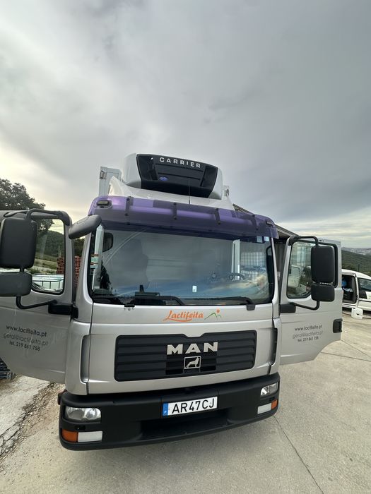 Man 12 ton com frio carrier 750