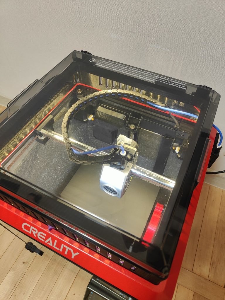 creality k1c red 2024 + 5шт сопел + 2 столики