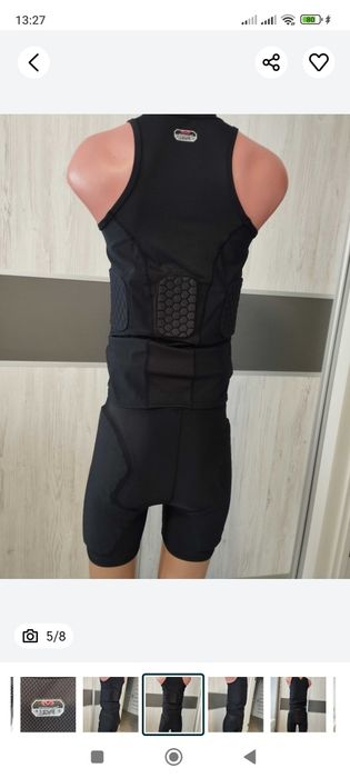 Захистні штани та шорти, футболка для катання на лижах