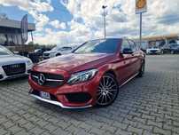 Mercedes-Benz Klasa C Pakiet AMG*Skóra*Burmester*Sport+*Panorama*Łopatki*4-Matic*Pełny Led