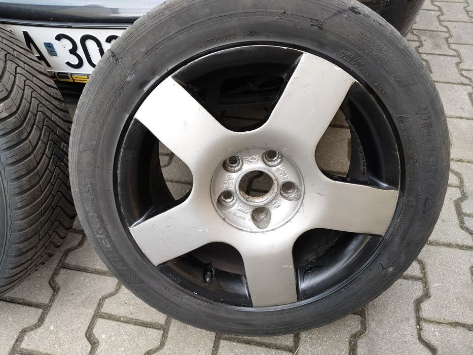 Koła 16" alufelgi 5x112 na oponach zimowychmi