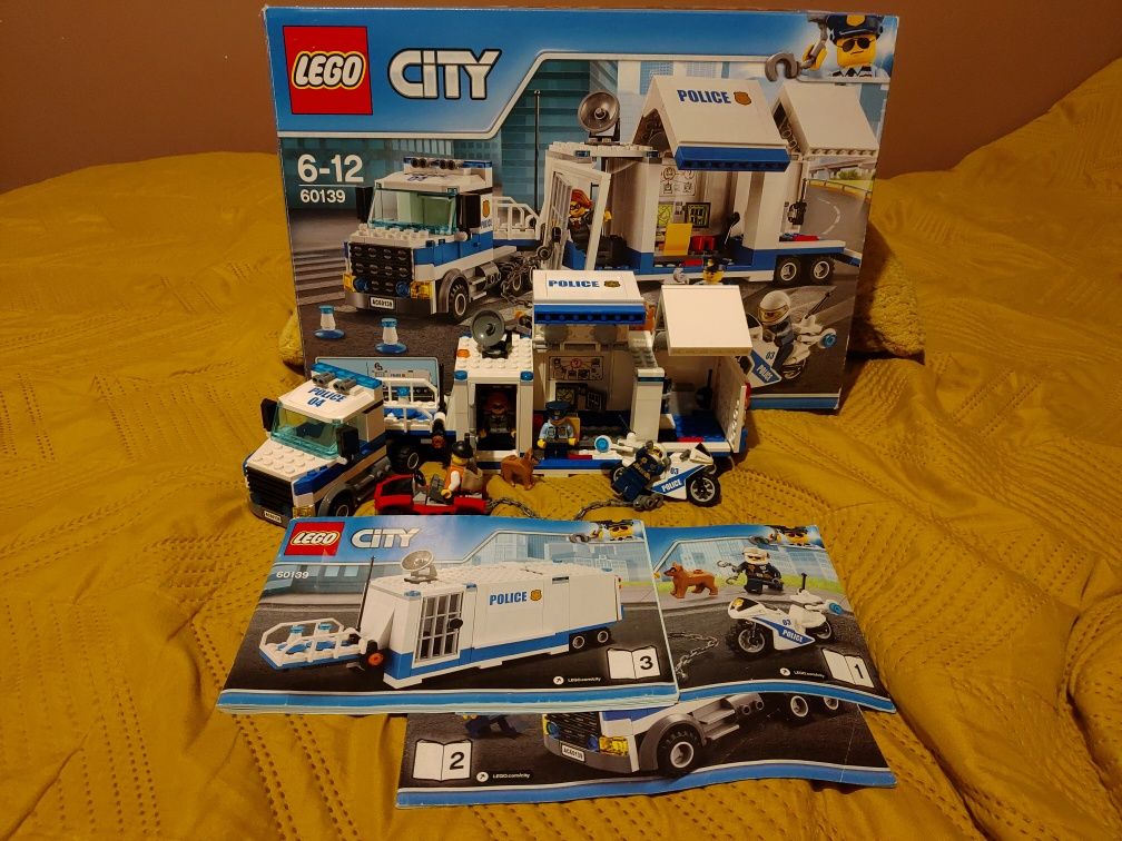 LEGO city 60139, oryginalne pudełko oraz oryginalne instrukcja
