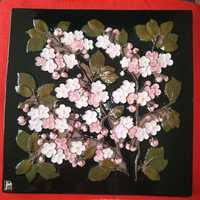 Cudowny obraz Jie Gantofta okazały kwiat jabłoni wyjątkowy i uroczy