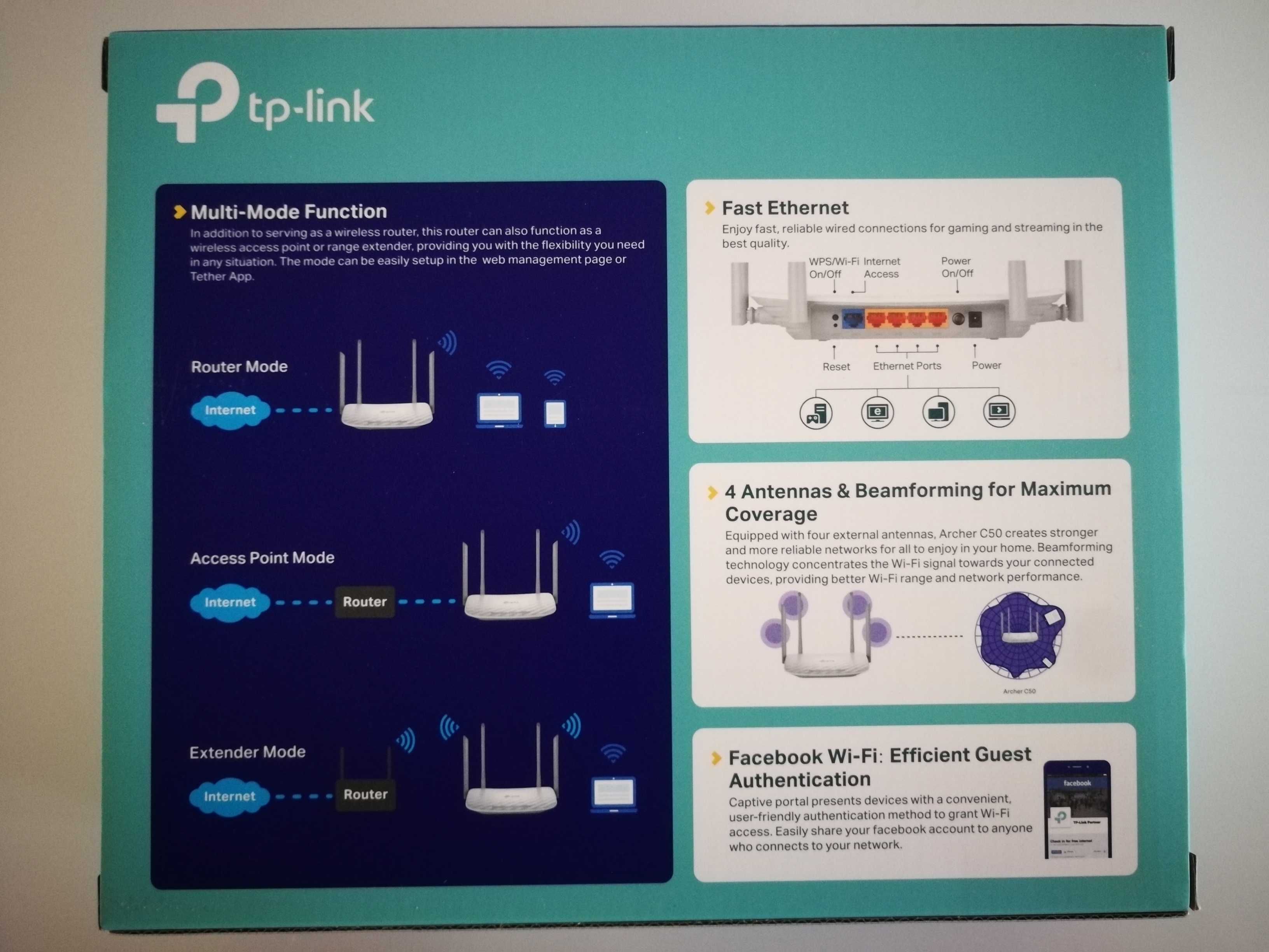 Router TP-LINK Archer C50 AC1200