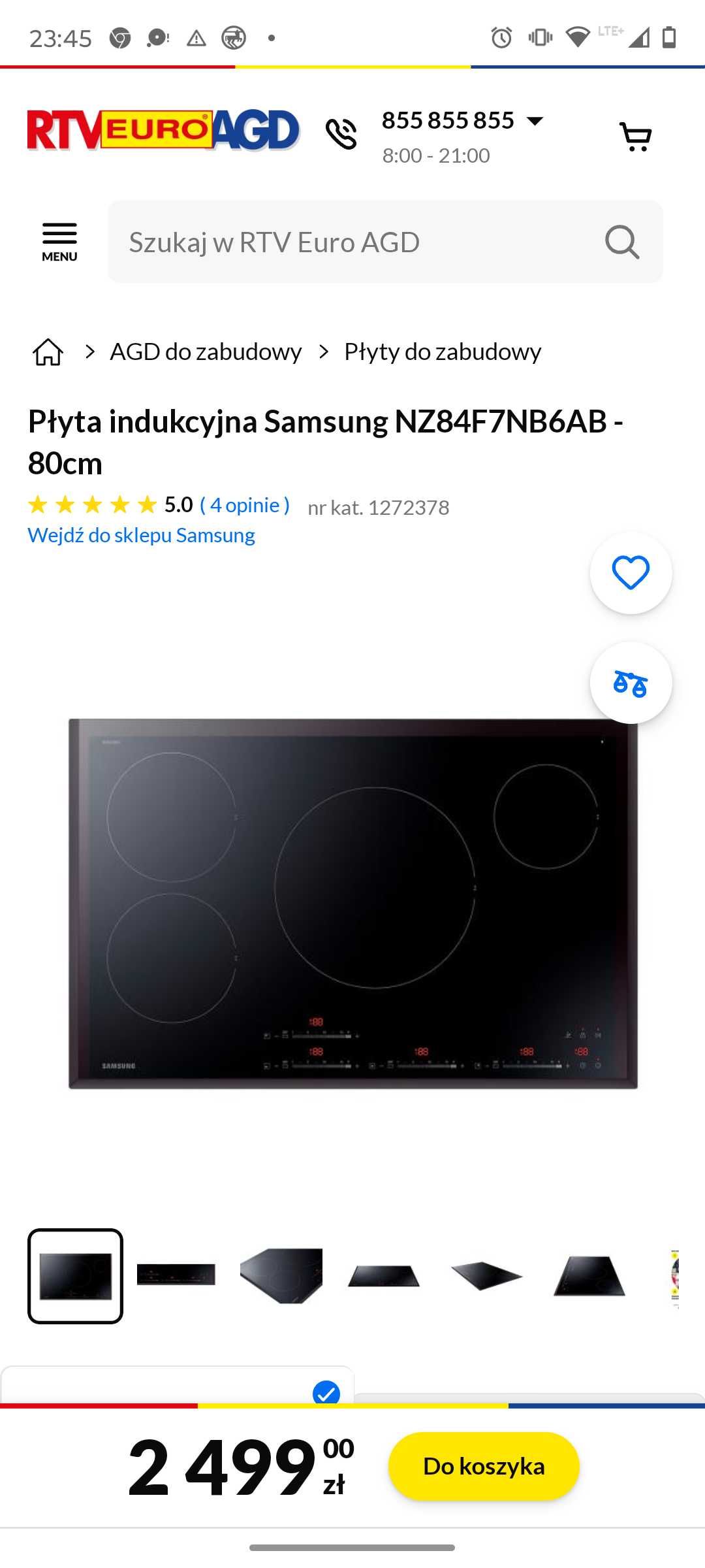 Płyta indukcyjna Samsung 80cm