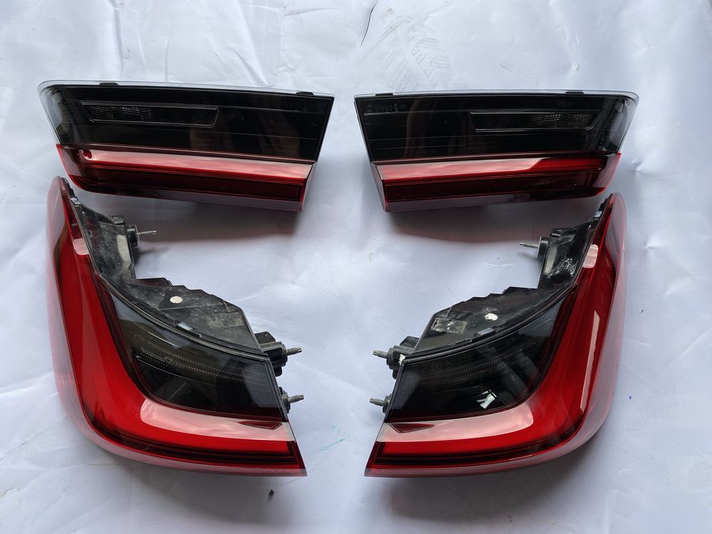Заднии фонари shadow line BMW G21 G81 рестайл