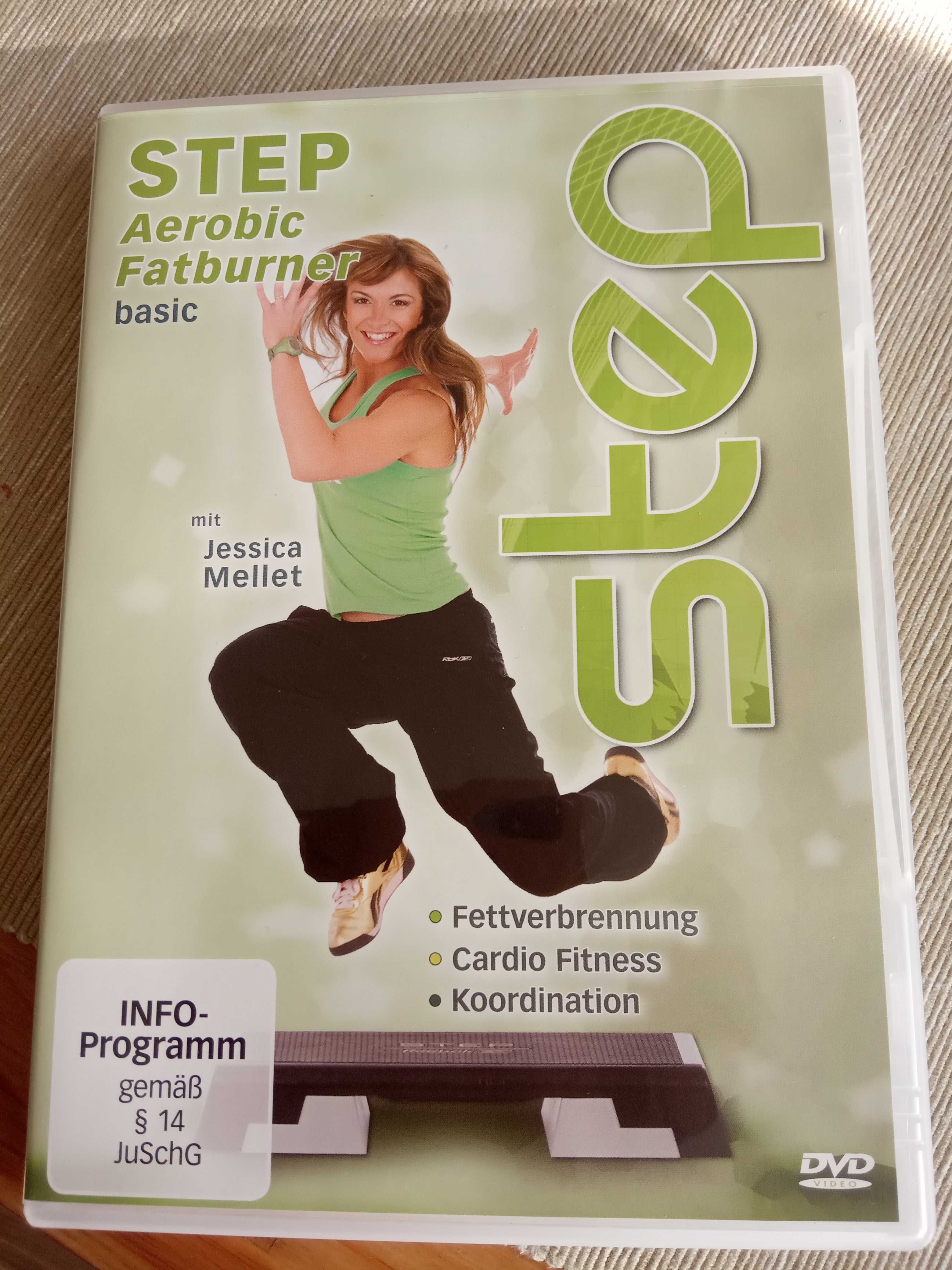 Podstawowy aerobowy spalacz tłuszczu, 1 płyta DVD, Jessica Mellet