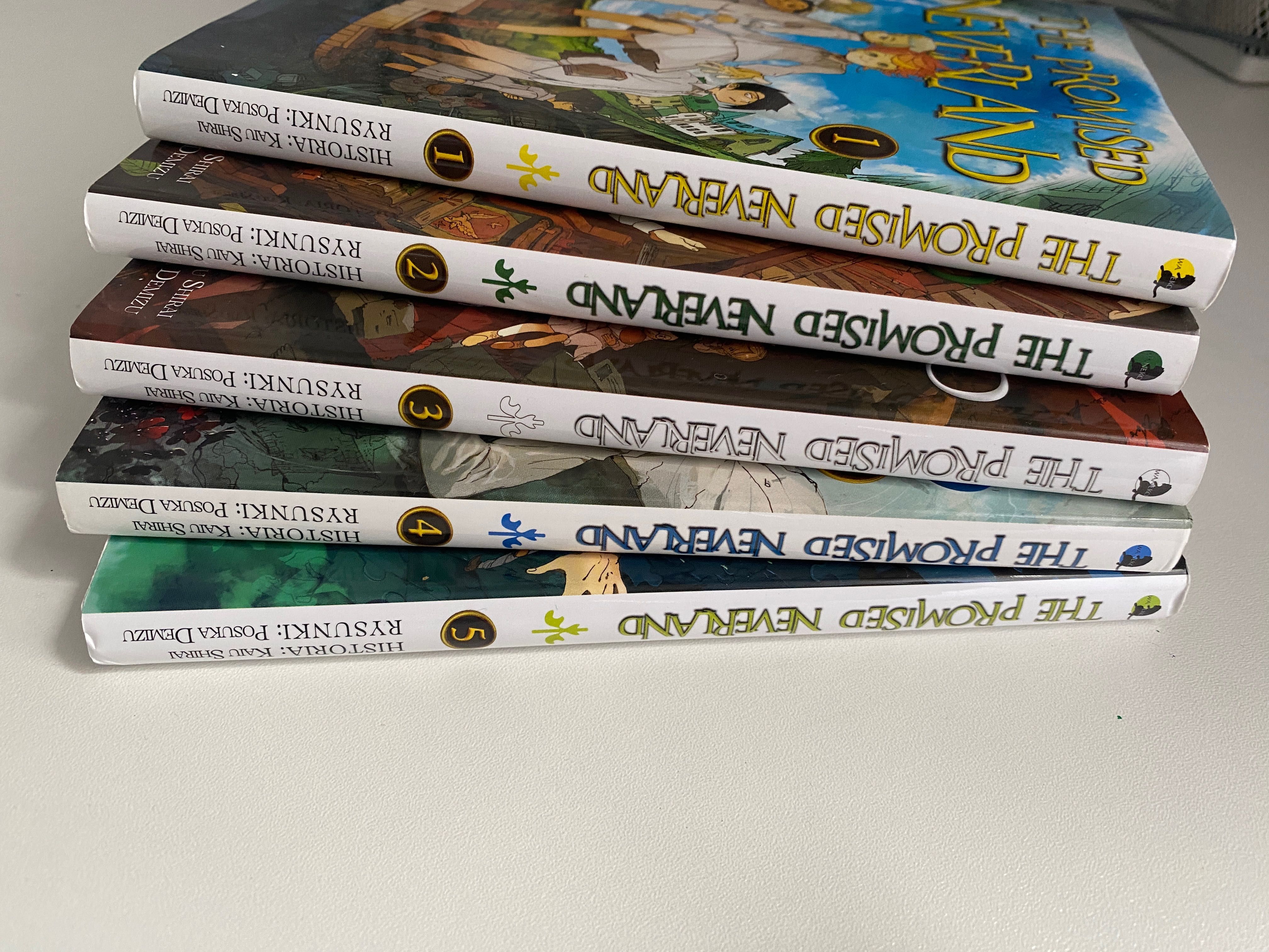Manga "The Promised Neverland" tom 1-5