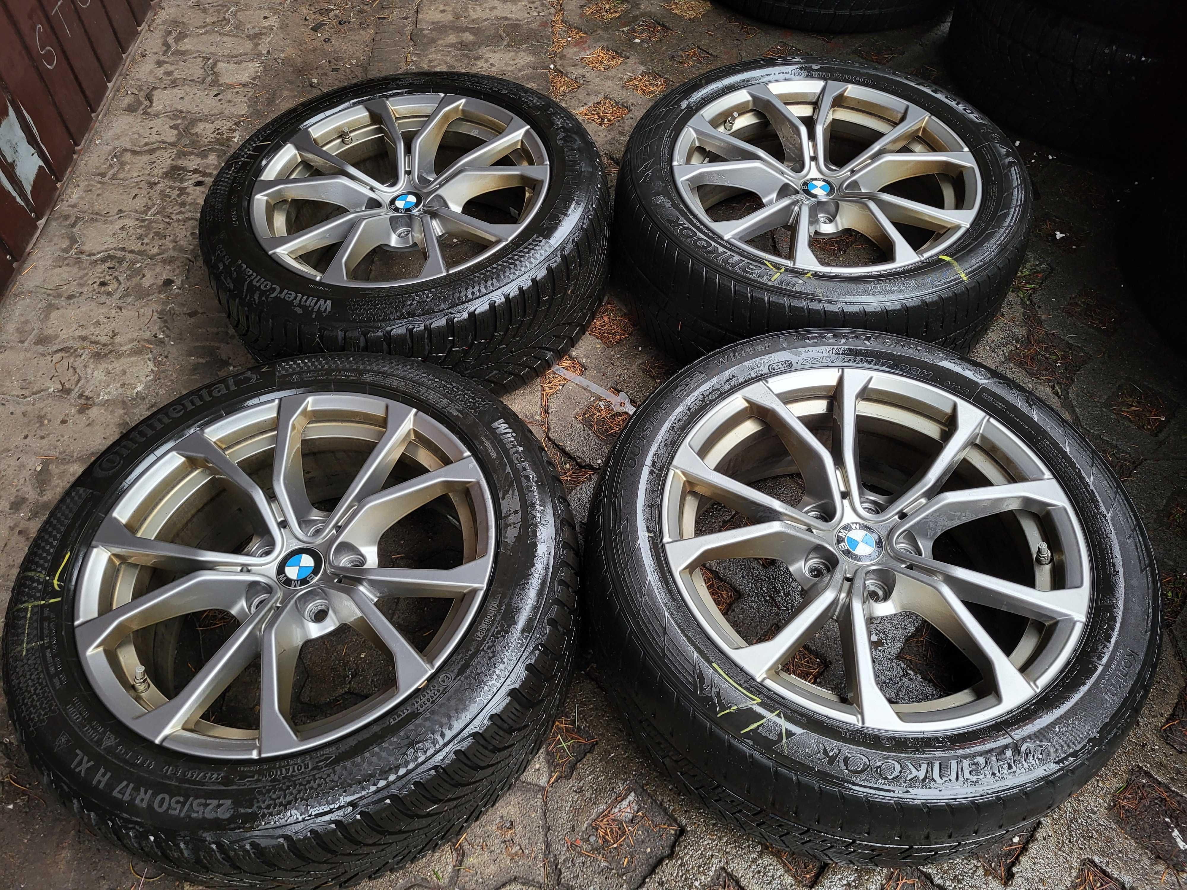 Felgi aluminiowe 17" 5x112 BMW 3 G20 G21 z oponami zimowymi