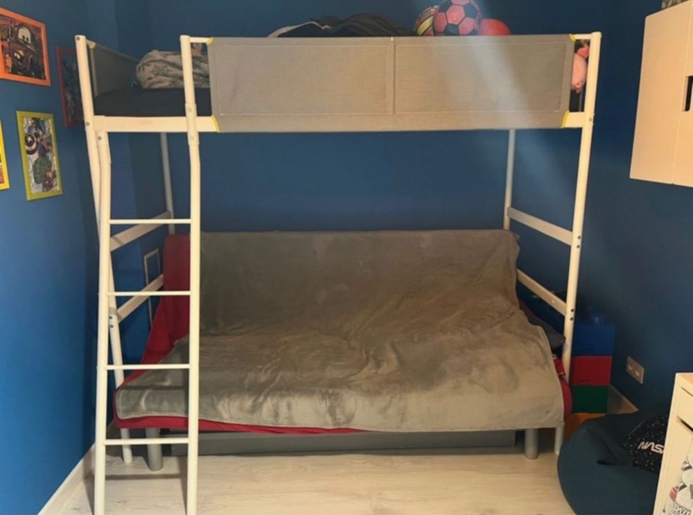 Lozko pietrowe ikea