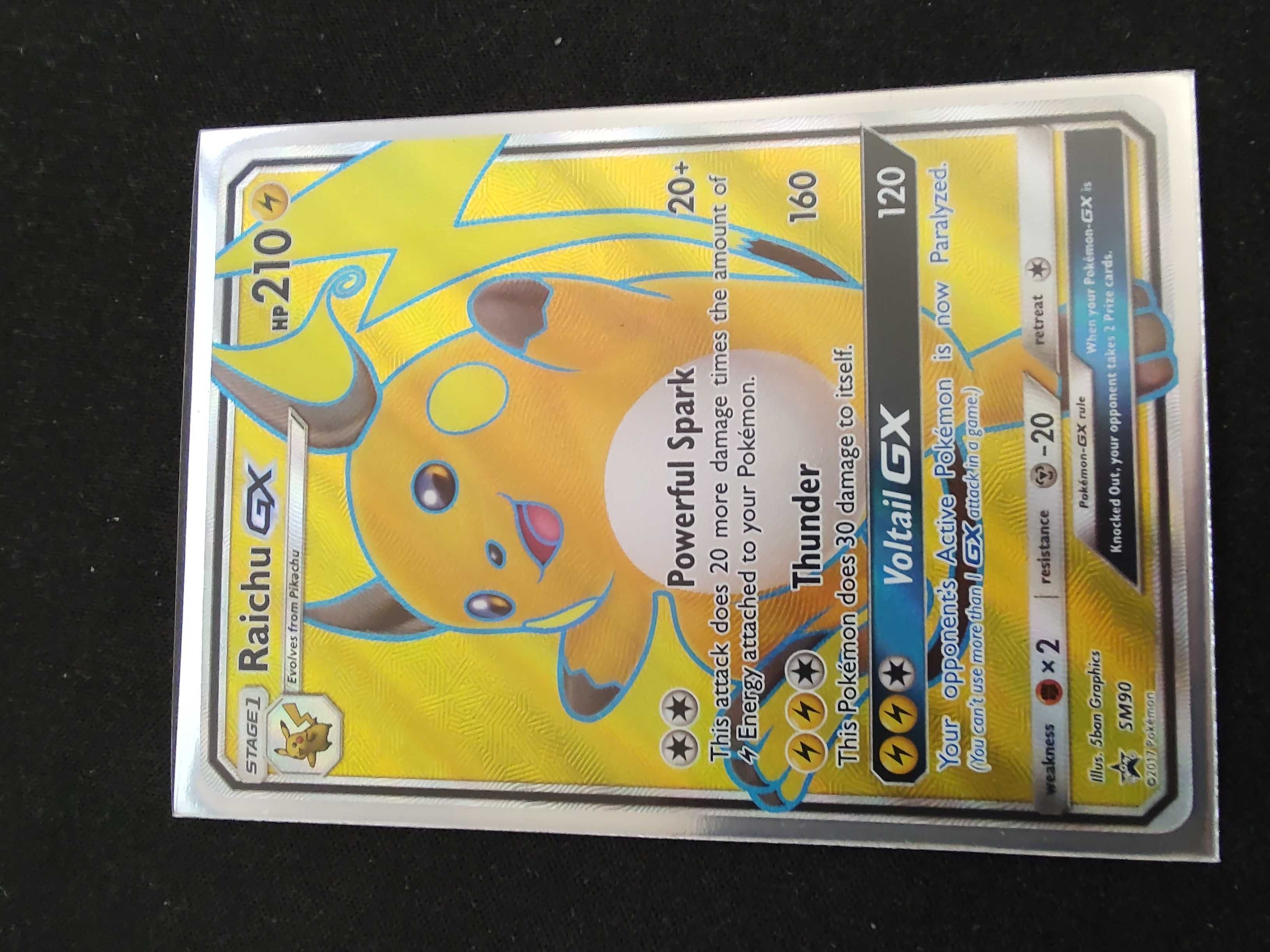 Karta pokemon raichu gx full art sm90