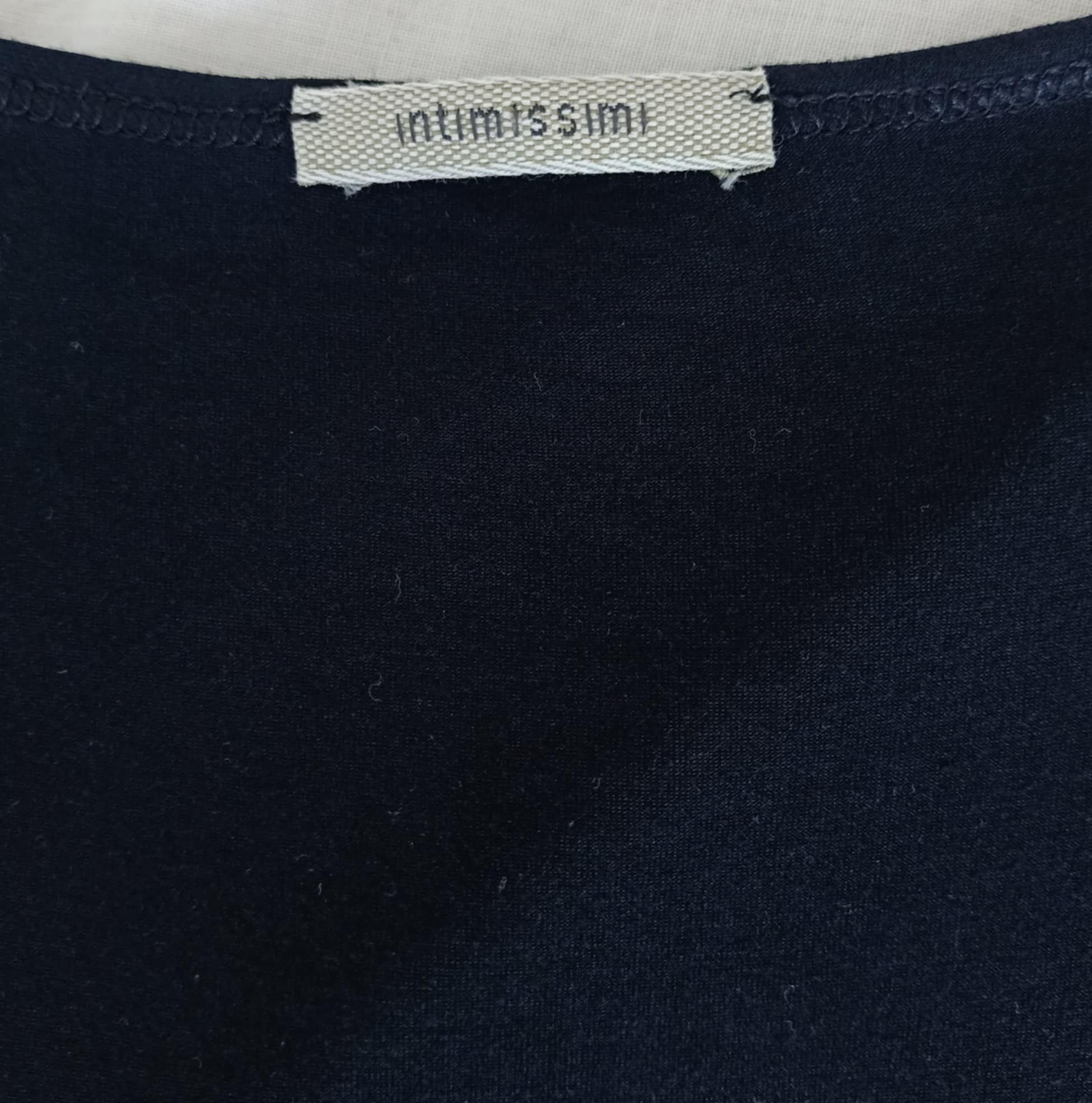 Túnica preta com renda Intimissimi