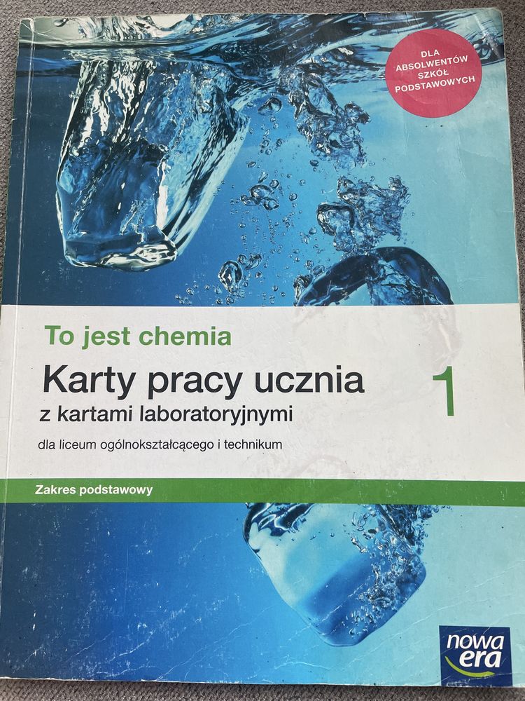 To jest chemia 1 karty pracy