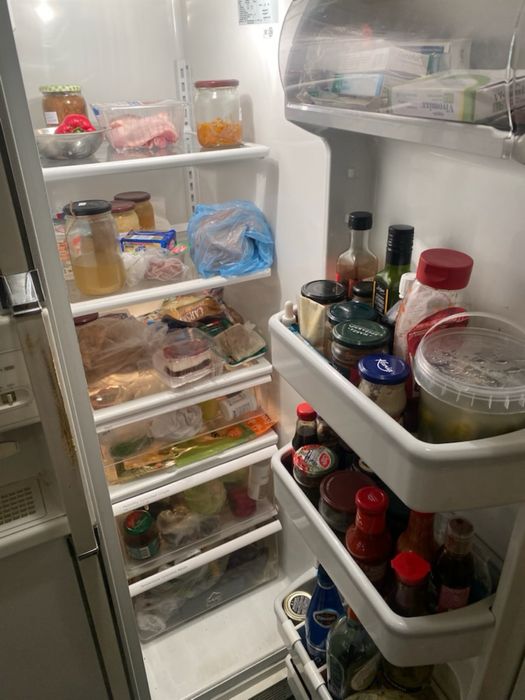 Lodówka zamrażarka amerykańska Kenmore dwudrzwiowa z kostkarką